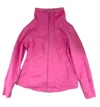 Lulu-b Women's Reversible Front Zip Jacket In Pink In Pink