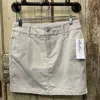 Lulu-b Women's Suede Skort In Stone In White