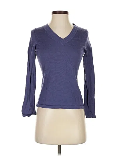 Pre-owned Lulu Bravo Wool Cardigan Sweater In Blue