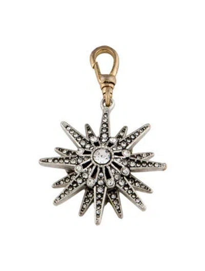 Pre-owned Lulu Frost Crystal Radiant Star Charm In Multicolor