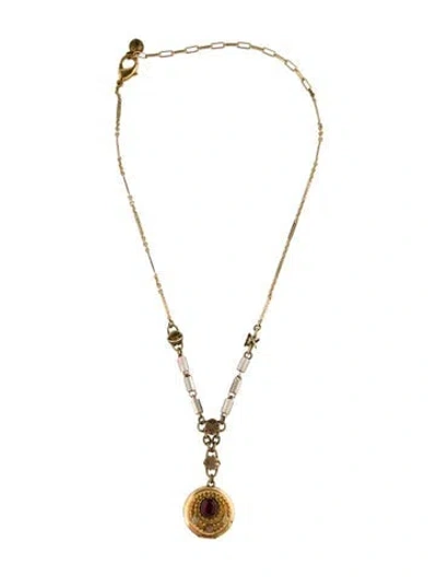 Pre-owned Lulu Frost Locket Pendant Necklace In Multi