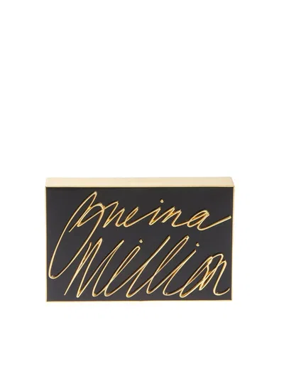 Lulu Guinness Oliva Clutch In Black