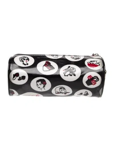Pre-owned Lulu Guinness Pvc Clutch In Multi