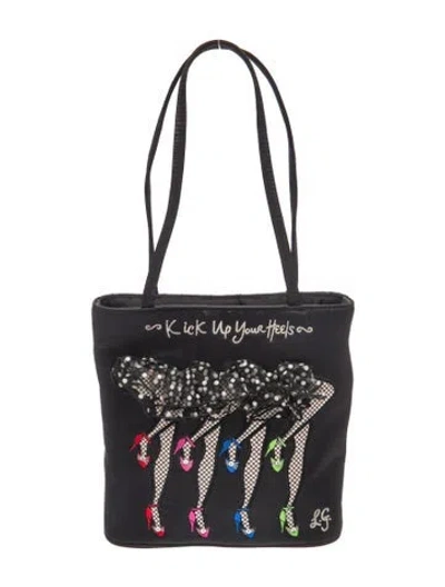 Pre-owned Lulu Guinness Top Handle Bag In Black