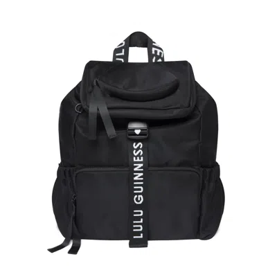 Lulu Guinness Women's Black Millie Backpack