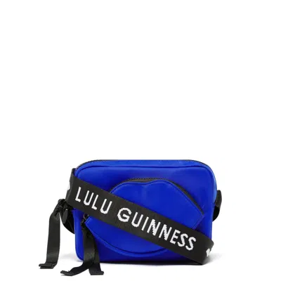 Lulu Guinness Women's Cobalt Blue Nylon Pam Crossbody Bag