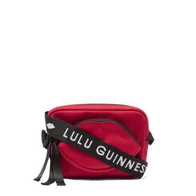 Lulu Guinness Women's Lulu Red Nylon Pam Crossbody Bag