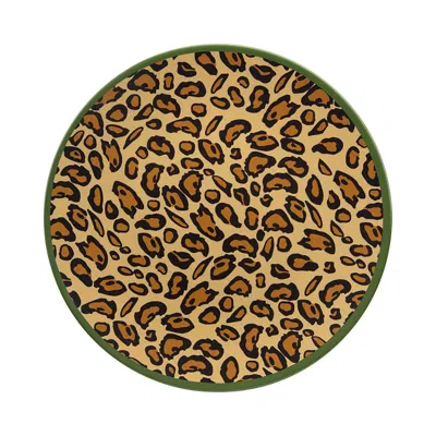 Lulu Powers Coupe Dinner Plate In Brown