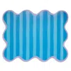 Lulu Powers Vinyl Placemat In Blue