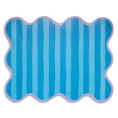 Lulu Powers Vinyl Placemat In Blue