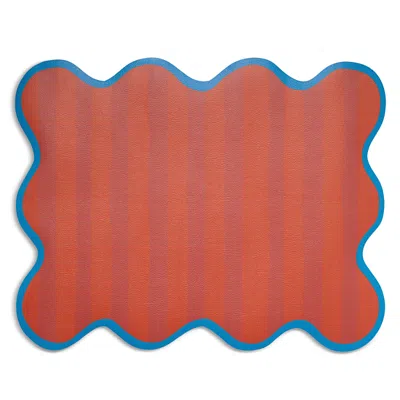 Lulu Powers Vinyl Placemat In Red