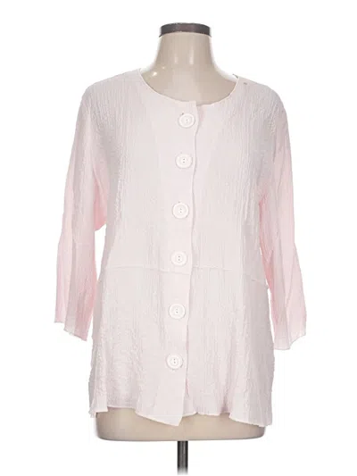 Pre-owned Lulu-b 3/4 Sleeve Blouse In Pink