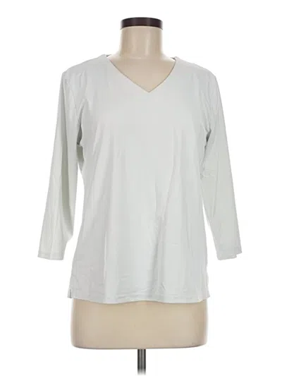 Pre-owned Lulu-b 3/4 Sleeve T-shirt In Silver