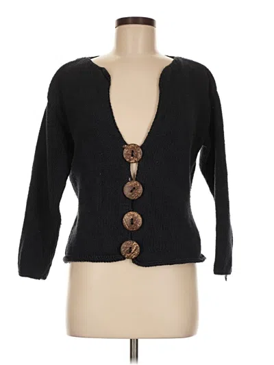 Pre-owned Lulu-b Cardigan Sweater In Black