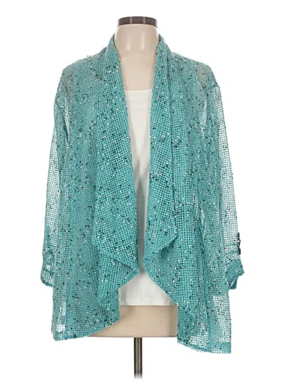 Pre-owned Lulu-b Cardigan Sweater In Blue