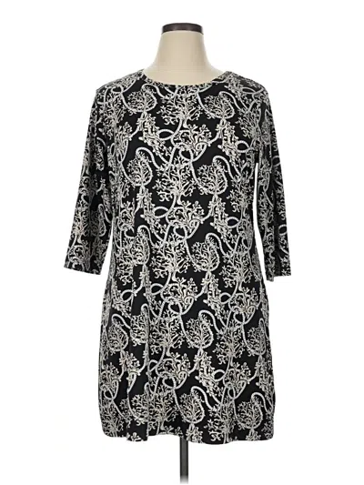 Pre-owned Lulu-b Casual Dress In Silver