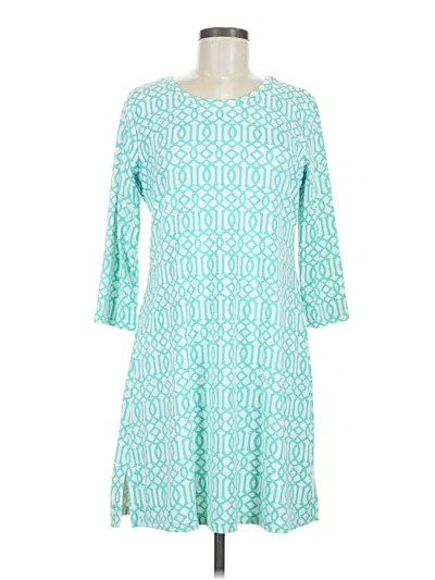 Pre-owned Lulu-b Casual Dress In Teal
