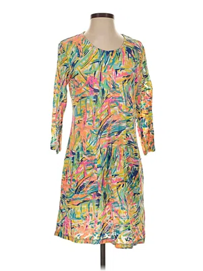 Pre-owned Lulu-b Casual Dress In Yellow
