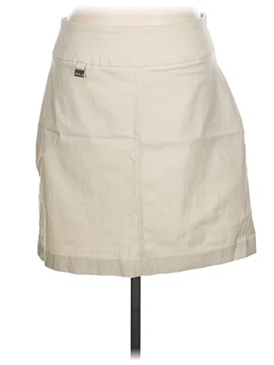 Pre-owned Lulu-b Casual Skirt In Ivory