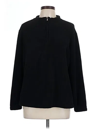 Pre-owned Lulu-b Fleece Jacket In Black