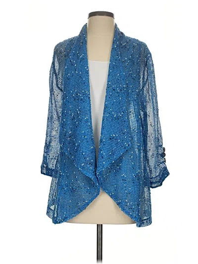 Pre-owned Lulu-b Kimono In Blue