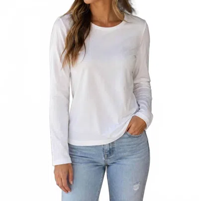 Lulu-b Long Sleeve Top In White