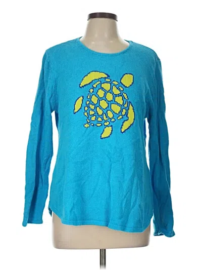 Pre-owned Lulu-b Pullover Sweater In Blue