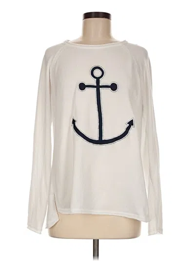 Pre-owned Lulu-b Pullover Sweater In Ivory