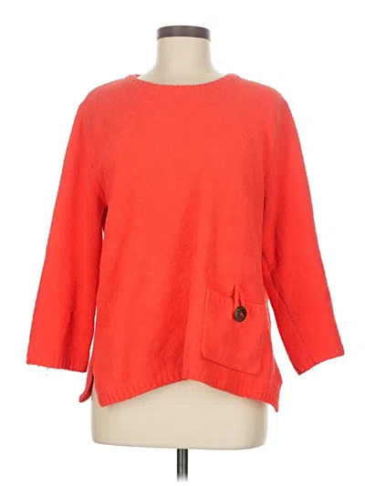 Pre-owned Lulu-b Pullover Sweater In Orange