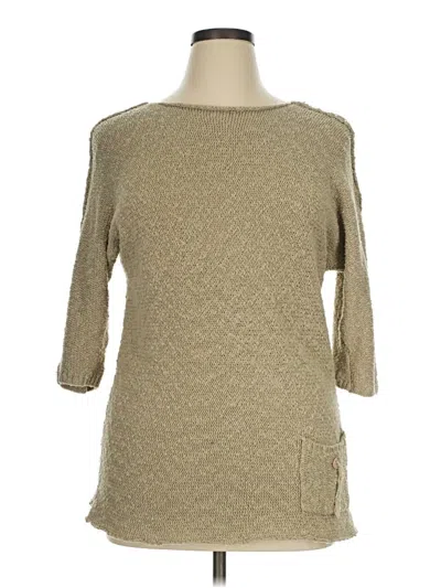 Pre-owned Lulu-b Pullover Sweater In Tan