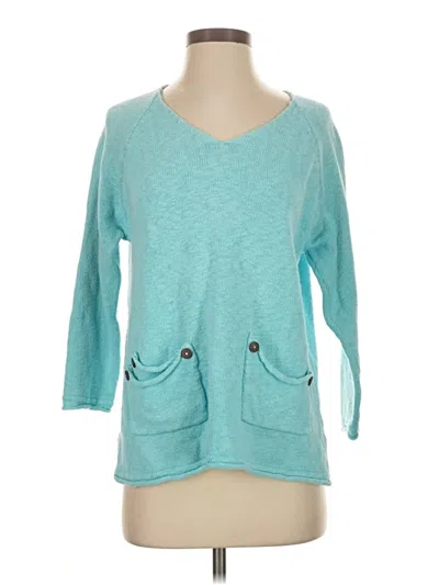 Pre-owned Lulu-b Pullover Sweater In Teal