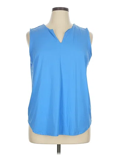 Pre-owned Lulu-b Sleeveless Blouse In Blue
