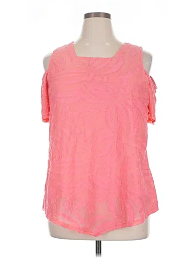 Pre-owned Lulu-b Sleeveless Blouse In Pink