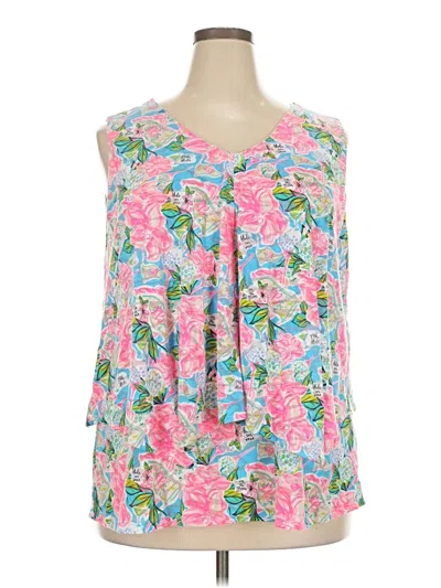 Pre-owned Lulu-b Sleeveless Blouse In Pink