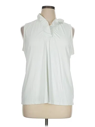 Pre-owned Lulu-b Sleeveless T-shirt In Ivory