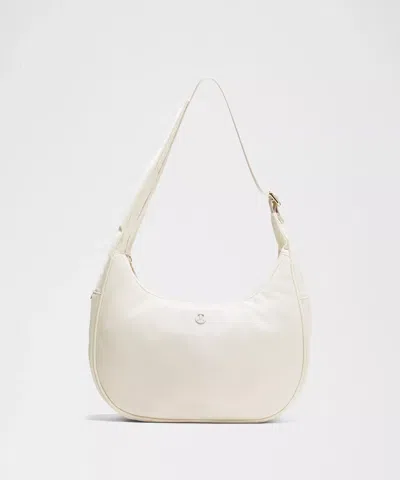 Lululemon - City Essentials Shoulder Bag 4l - White/light Ivory/gold