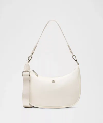 Lululemon - City Essentials Small Shoulder Bag 3l - White,neutral/light Ivory/silver