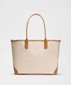 Lululemon - Classic Canvas Tote Bag 16l - Brown,neutral/natural/chestnut Brown