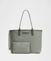 Lululemon - Classic Knit Tote Bag 18l - Grey Eucalyptus/jade Grey/peroxide