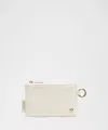 Lululemon - Clippable Card Case - White,neutral/light Ivory