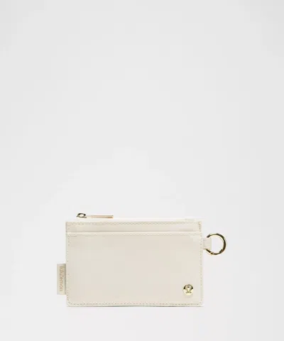 Lululemon - Clippable Card Case - White,neutral/light Ivory