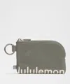 Lululemon Clippable Card Pouch In Gray