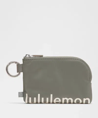 Lululemon Clippable Card Pouch In Gray