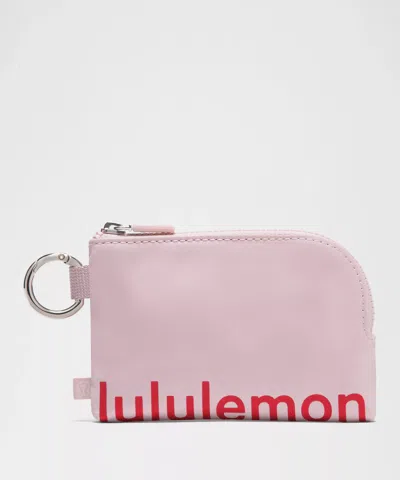 Lululemon Clippable Card Pouch In Pink