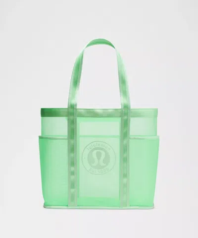 Lululemon - Daily Multi-pocket Mesh Tote Bag 20l - Green/citra Lime