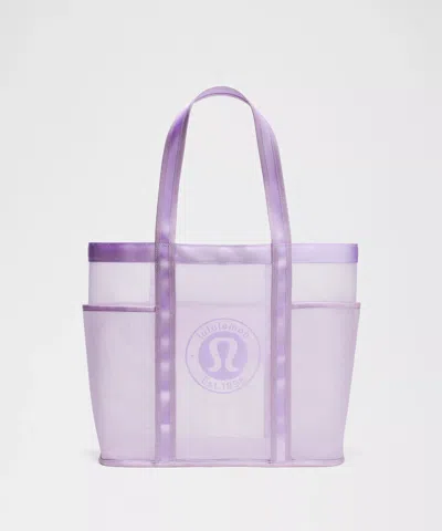 Lululemon - Daily Multi-pocket Mesh Tote Bag 20l - Purple/lavender Frost