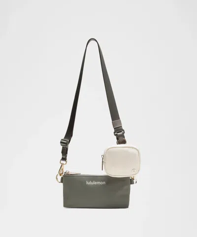 Lululemon - Dual-pouch Sling - Grey,neutral/grey Sage/light Ivory/gold