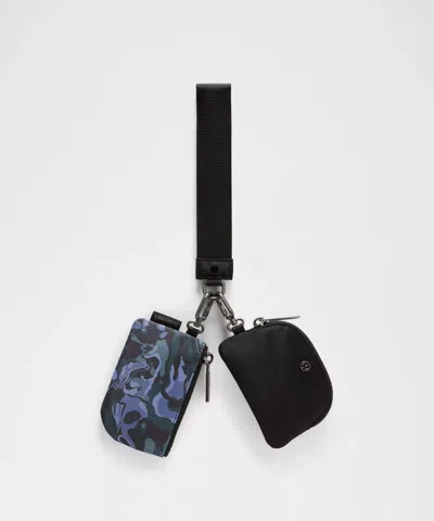 Lululemon - Dual Pouch Wristlet - Flower Meld Mini Multi/gunmetal