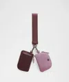 Lululemon Dual Pouch Wristlet In Purple