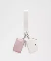 Lululemon - Dual Pouch Wristlet - Pink Haze/light Ivory